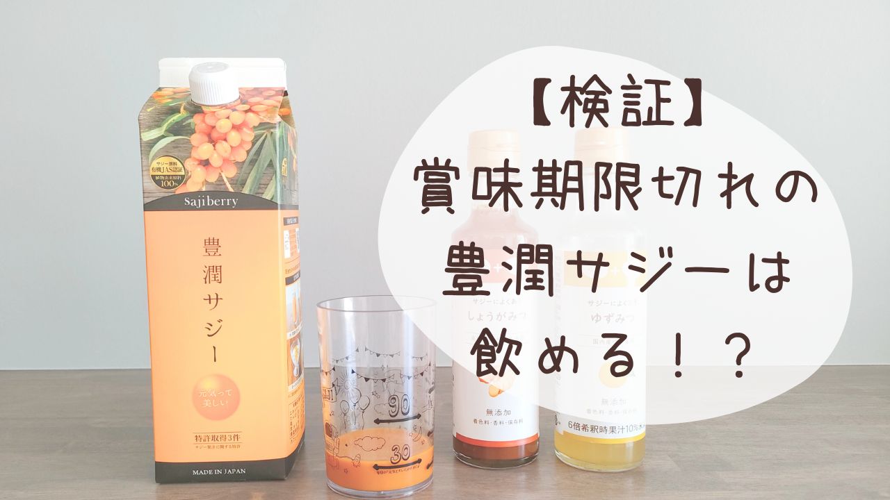 食品/飲料/酒豊潤サジー】賞味期限切れちゃったけど飲んでも大丈夫！？実際に飲んで ...